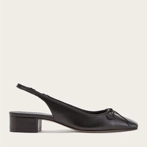 Everlane Black Slingback Flats
